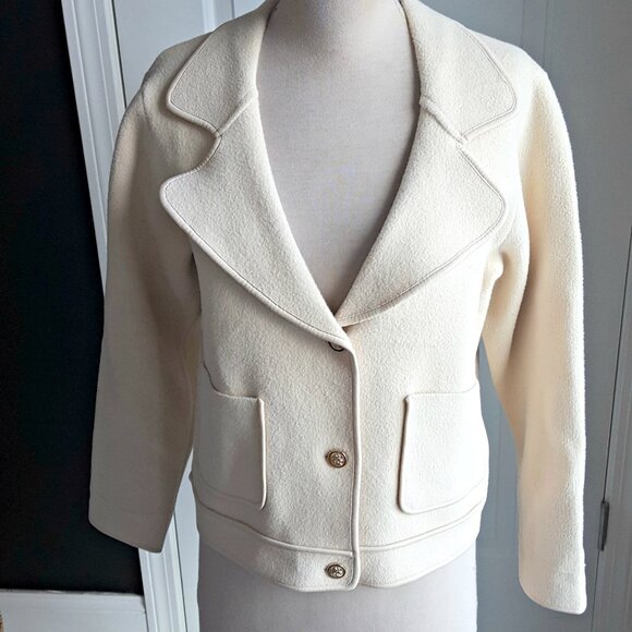 NEW! GOLD BUTTON Blazer JACKET By TAHARI - Picture 1 of 7
